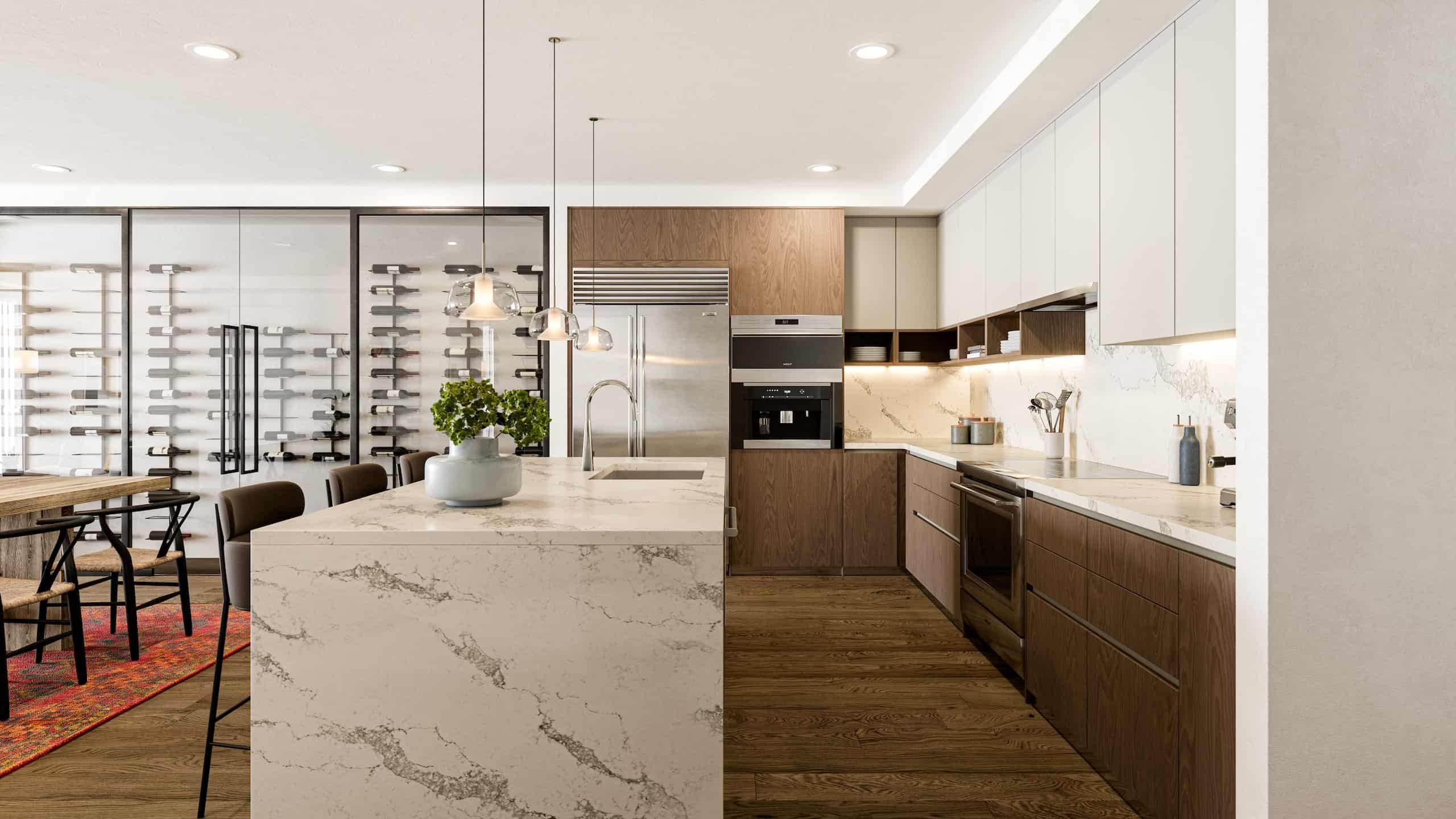 main kitchen in the athens layout